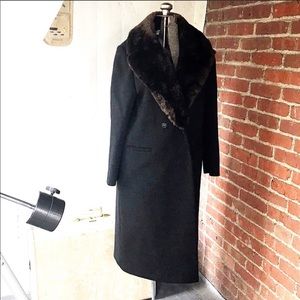 1960’s/1970’s faux fur wool coat